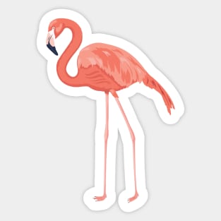 Flamingo Art Sticker